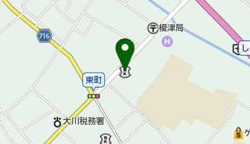 福岡銀行大川支店の地図画像