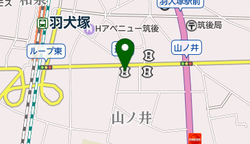 福岡銀行筑後支店の地図画像