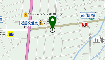 福岡銀行那珂川支店の地図画像