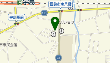 福岡銀行豊前支店の地図画像