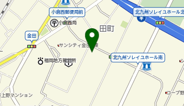 西日本シティ銀行小倉金田支店の地図画像