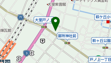 北九州銀行大里支店の地図画像