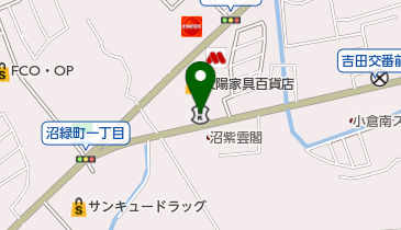 北九州銀行沼支店の地図画像