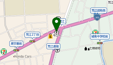 西日本シティ銀行荒江支店の地図画像