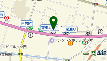 筑後信用金庫本店の地図画像