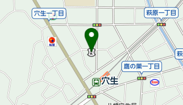 福岡ひびき信用金庫穴生支店の地図画像