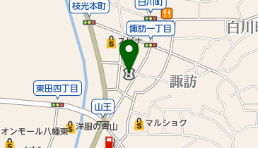 福岡ひびき信用金庫枝光支店の地図画像