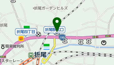 福岡ひびき信用金庫折尾支店の地図画像