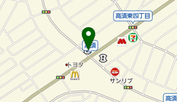 福岡ひびき信用金庫高須支店の地図画像