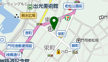 福岡ひびき信用金庫門司港支店の地図画像