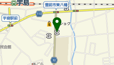 福岡ひびき信用金庫豊前支店の地図画像