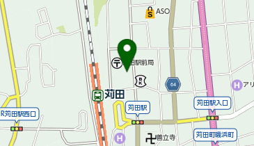 福岡ひびき信用金庫苅田支店の地図画像