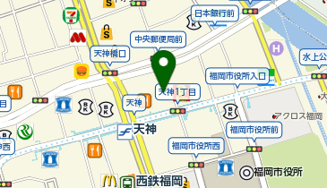 りそな銀行福岡支店の地図画像