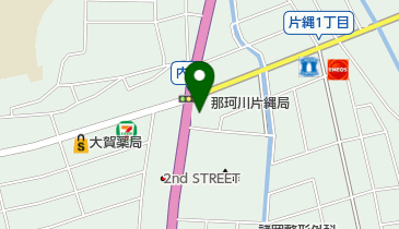 JA筑紫片縄支店の地図画像