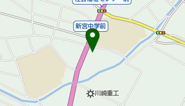 JA粕屋新宮支所の地図画像