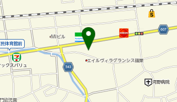 JA粕屋篠栗支所の地図画像