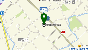 医療法人徳洲会福岡徳洲会病院の地図画像