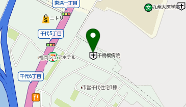 千鳥橋病院の地図画像