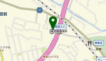 医療法人山水会香椎療養所の地図画像