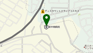 医療法人秋桜会新中間病院の地図画像