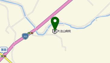 医療法人社団敬信会大法山病院の地図画像