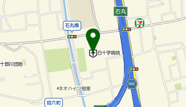 社会医療法人財団白十字会白十字病院の地図画像