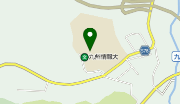 私立九州情報大学の地図画像