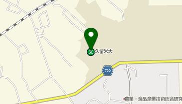 私立久留米大学御井キャンパスの地図画像