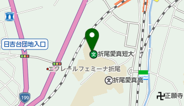 私立折尾愛真短期大学の地図画像