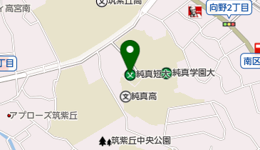 私立純真短期大学の地図画像
