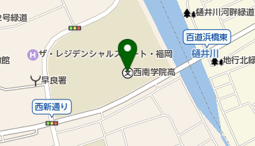 私立西南学院高校の地図画像