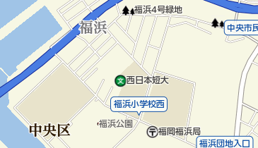 福岡県立太宰府高校の地図画像