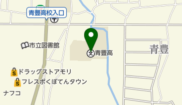 福岡県立青豊高校の地図画像