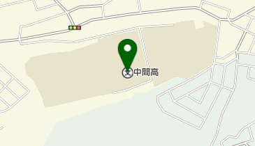 福岡県立中間高校の地図画像