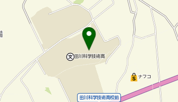 福岡県立田川科学技術高校の地図画像