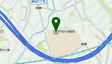 福岡県立門司大翔館高校の地図画像