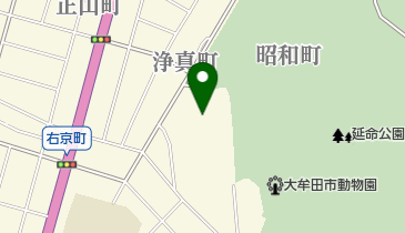 大牟田市立宅峰中学校の地図画像