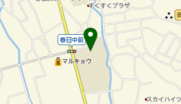 春日市立春日中学校の地図画像