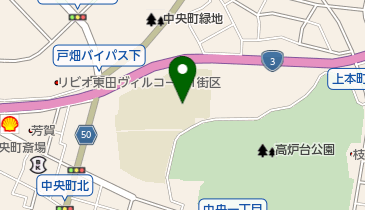 北九州市立中央中学校の地図画像