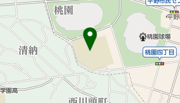 北九州市立花尾中学校の地図画像