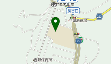 北九州市立門司中学校の地図画像