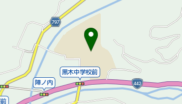 八女市立黒木中学校の地図画像