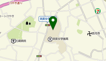 私立筑紫女学園中学校の地図画像