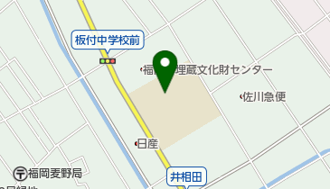 福岡市立板付中学校の地図画像
