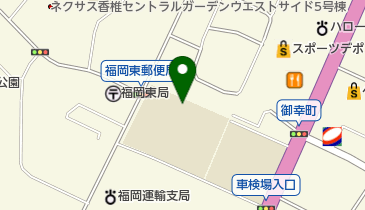 福岡市立香椎第1中学校の地図画像