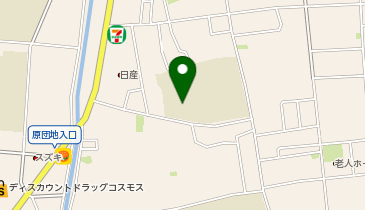 福岡市立原中央中学校の地図画像