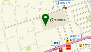 私立福岡舞鶴誠和中学校の地図画像