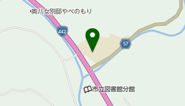 八女市立矢部清流学園の地図画像