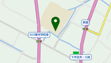 大川市立大川桐薫中学校の地図画像