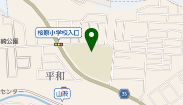 宇美町立桜原小学校の地図画像